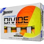 Srixon Q-Star Tour Divide Golf Balls - Yellow/Orange