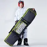 XCMAN Roller Snowboard Bag with Wheels,Adjusta<wbr/>ble Length,Extra Long/Wide/Deep<wbr/>,Wa