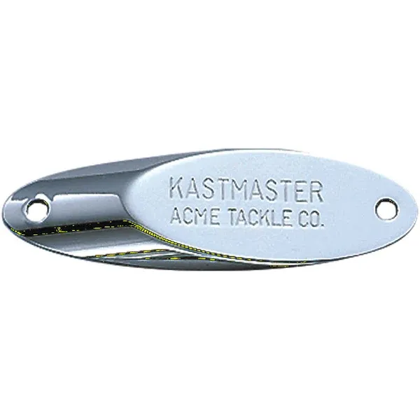 Acme Kastmaster Lure, Chrome/Neon Blue, 3/4-Ounce