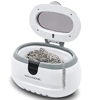 Magnasonic Professional Ultrasonic Jewelry Cleaner Machine for Cleaning Eyeglasses, Watches, Rings, Necklaces, Coins, Razors, Combs, Tools, Parts, Instruments (CD2800)