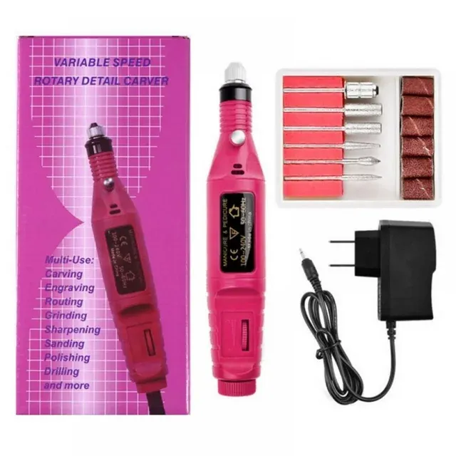 Electric Nail Drill, Portable Nail Drills for Acrylic Nails, Toenail Sander for Thick Nails File Kit, Acrylic Nail Kit with Drill Nail Machine, Acrylic Nail Kit Set Professional