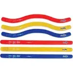 Swimline Set of 6 Inflatable Blue and Red Swimming Pool Doodles 72