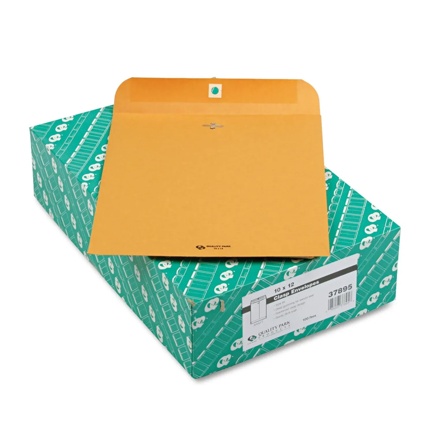 Quality Park Gummed Kraft Clasp Envelopes