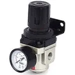 SNS Air Compressor Pressure Regulator With Bracket and Gauge Female Thread 1/4 NPT 0-150 PSI Adjustable AR2000-N02