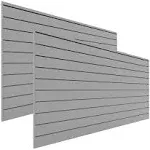 Proslat 8 ft. x 4 ft. PVC Slatwall