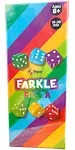 Regal Games - Farkle Fiesta Classic Dice Game w/ 6 Colored Dice Sets, 6 Convenient Dice Cups for Easy Shaking, & 20 Score Sheets - Fun Family Game for Travel, Camp - Ideal for 2-4 Players (Ages 8+)