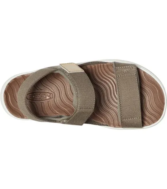 Keen Elle Backstrap Sandals Khaki 6 Kids