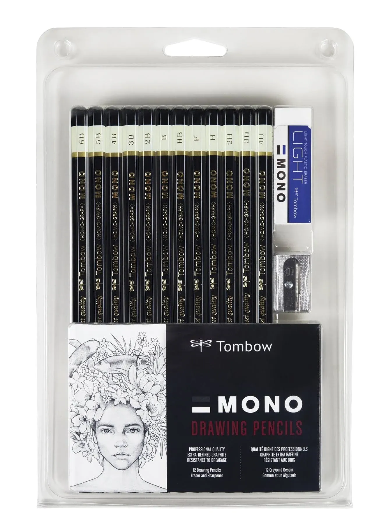 Tombow Mono Professional Drawing Pencil 12 Piece Set