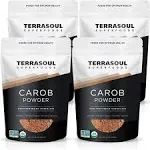 Organic Carob Powder 4 Lbs 4 Pack - Cocoa Powder Alternative | High in Fiber