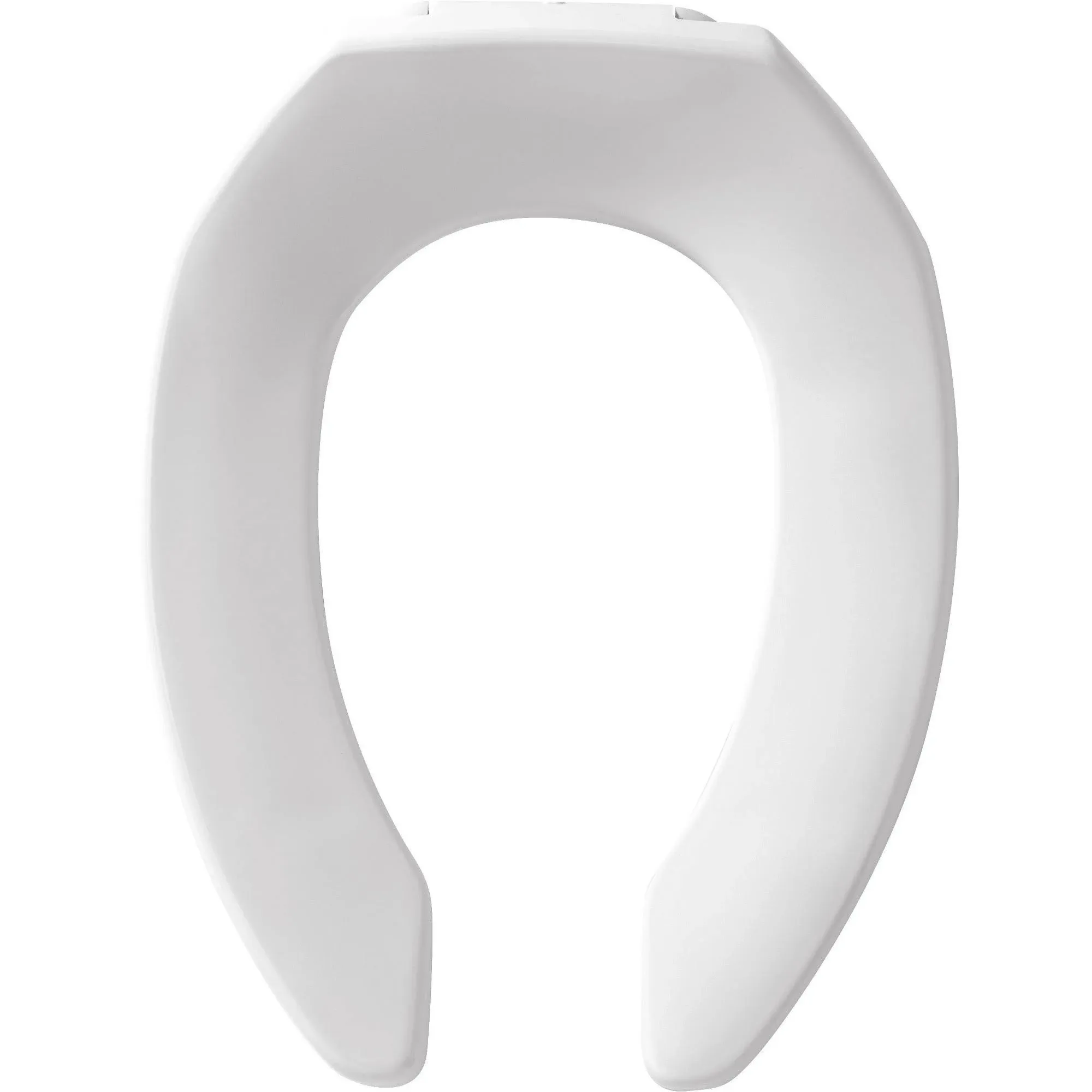 Bemis Elongated White Plastic Toilet Seat