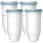 NSF/ANSI 42 Certified Replacement Water Filters (Pack of 2), Replacement for ...