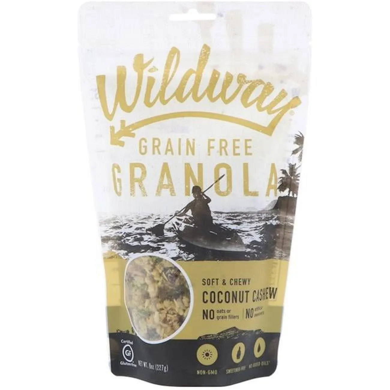 Wildway Granola, Grain Free, Coconut Cashew - 8 oz