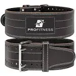 ProFitness Weightlifter Belt Large Weightlifting Gym Belt for Men and Woman Blackwhite, Large 41"49"