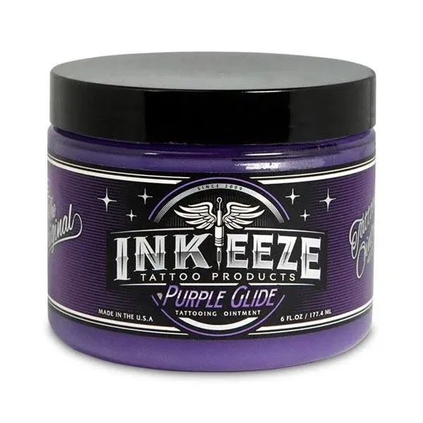 INK-EEZE PURPLE Glide Tattoo Ointment 6 Ounce