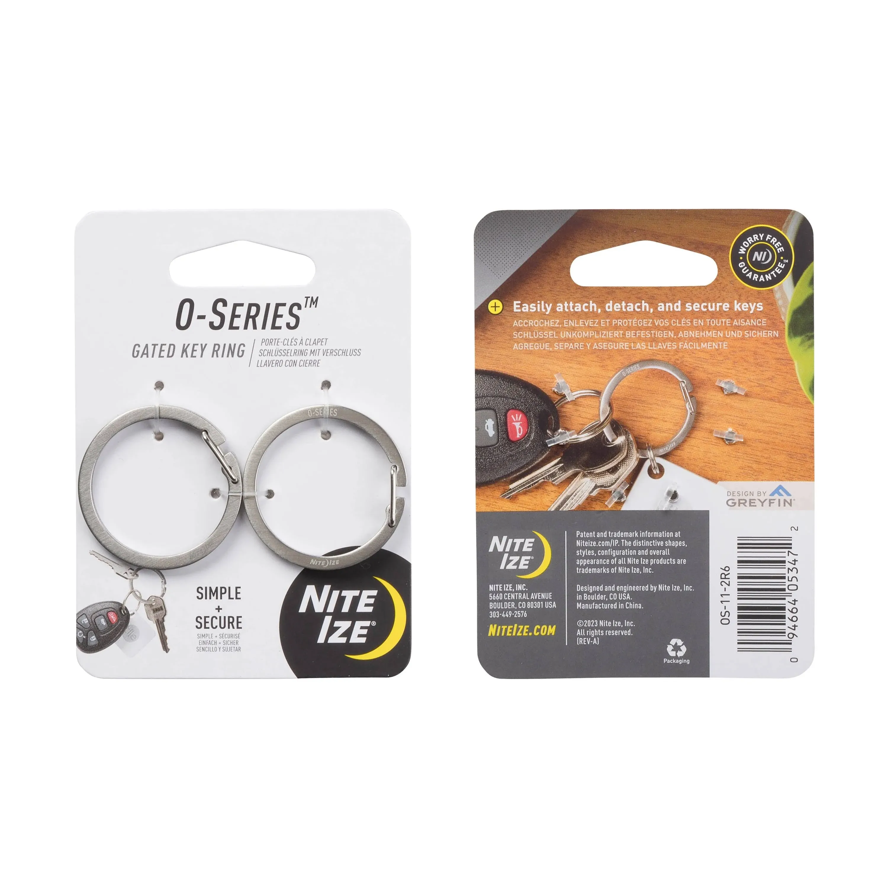 NiteIze O-Series Gated Key Ring