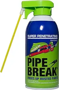 Pipe Break 9 oz. Penetrating Oil in Single Aerosol Spray Can with Attached Straw ...