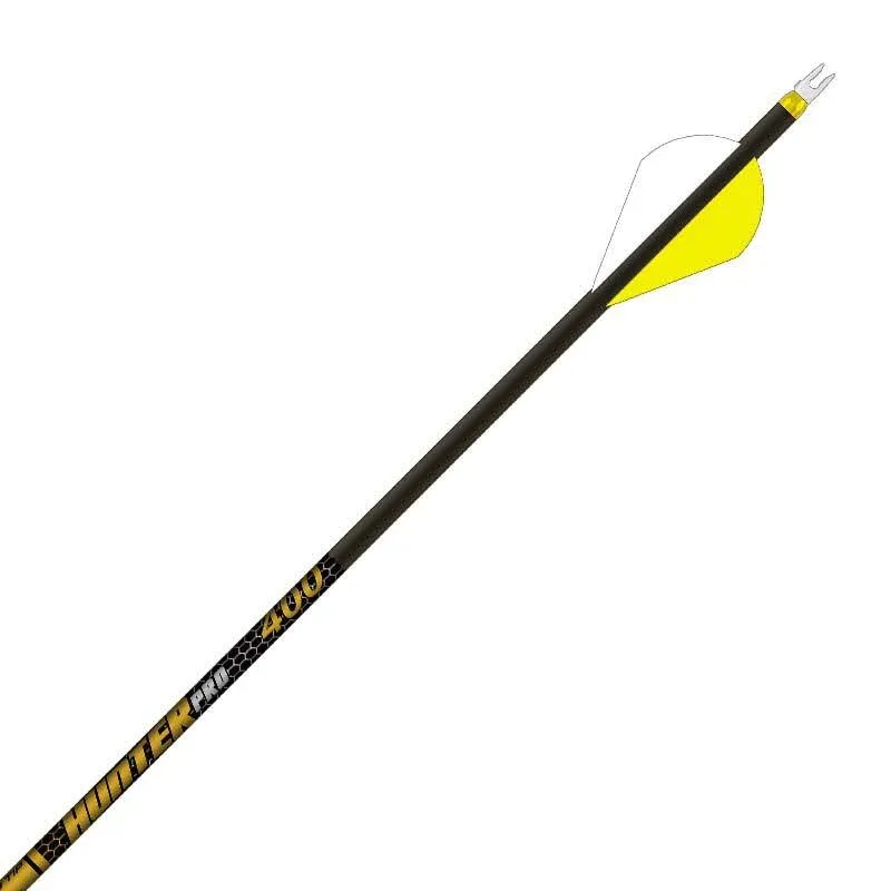 Gold Tip Pro Hunter Dozen Arrows -5575/400 Spine-Black-2&#034; Raptor Vanes