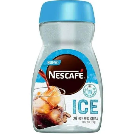 NEW NESCAFÉ ICE/INSTANT ICED COFFEE/CAFÉ SOLUBLE PARA PREPARAR FRIO/170G