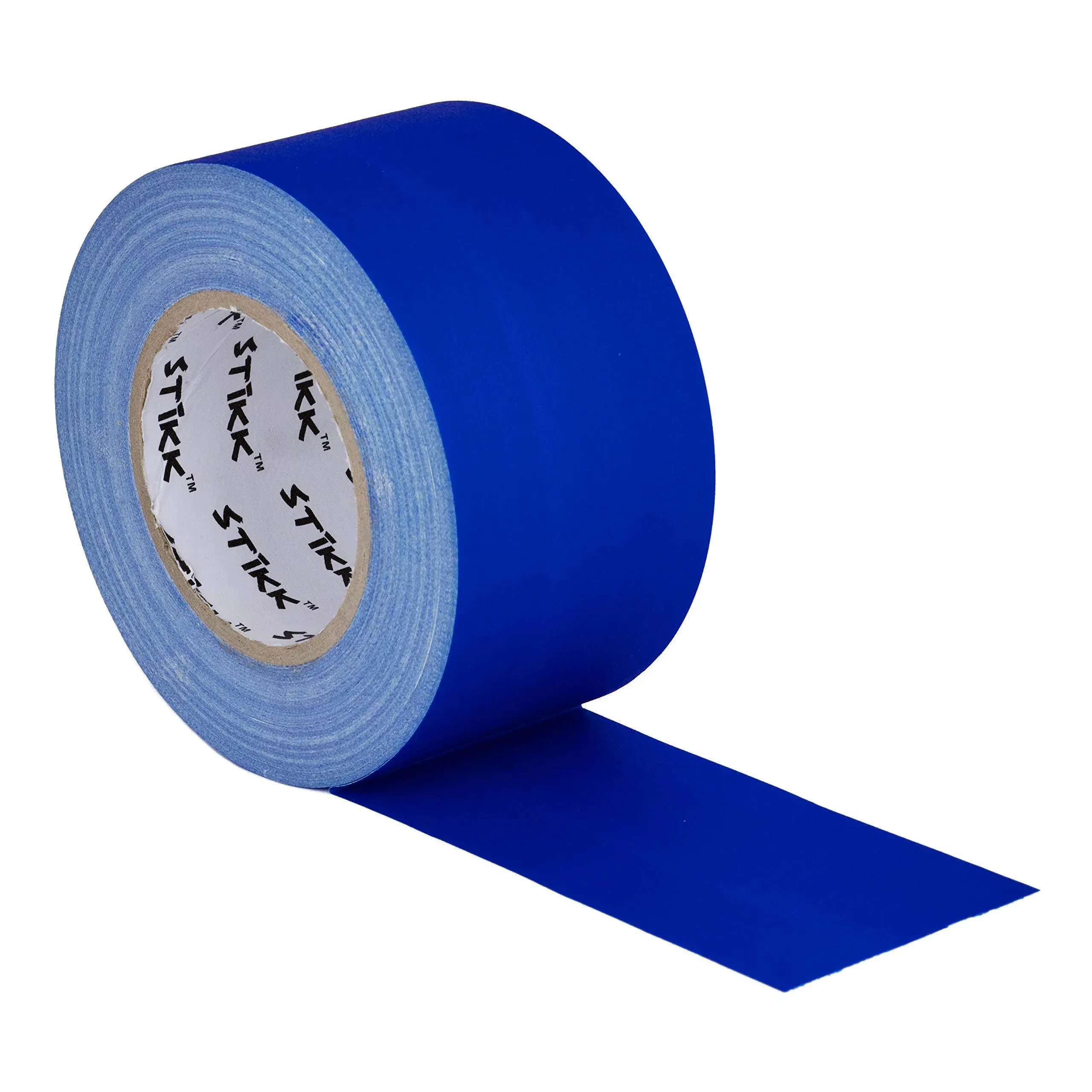 STIKK Gaffer Tape - Blue Gaffers Tape - 3 inch x 60 Yards - Pro Gaff Tape for Staging Work - Grafting Tape for Filming, Photography, Radio - Effective Heavy-Duty Water Resistant Gaff Tape