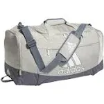 Adidas Defender IV Medium Duffel, Putty Grey/Off White/Onix Grey