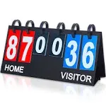 Portable Scoreboard for Ping Pong Baseball Tennis Basketball and Volleyball