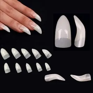 Novo OVO 500 Pcs Natural Hawk Curved Raptor Eagle Claw Extra Super Extreme Deep ...