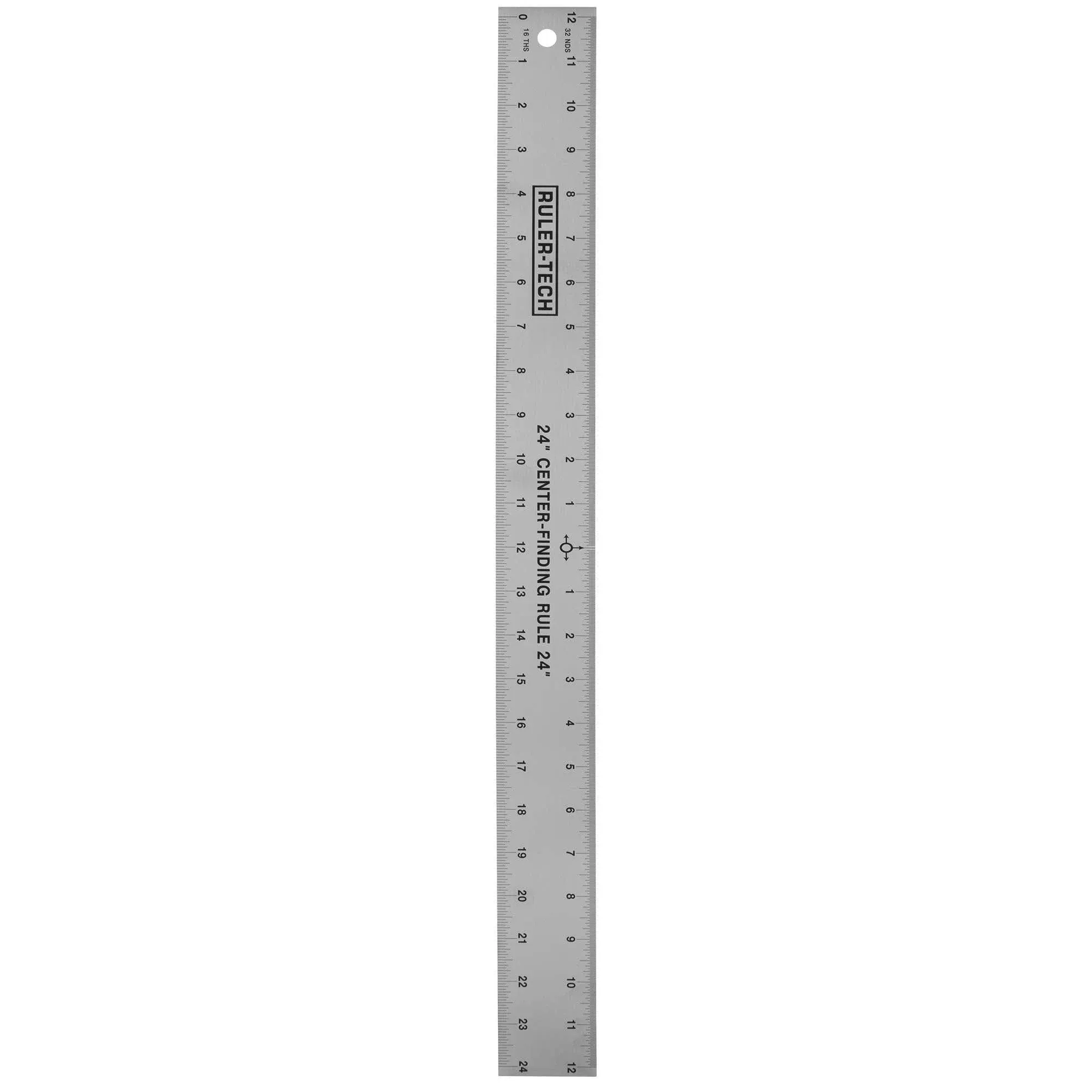 Stainless Steel Center Finding Ruler. Ideal for Woodworking, Metal Work, Constru