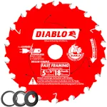 Diablo 5-1/2 in. x 18 Tooth Fast Framing Saw Blade