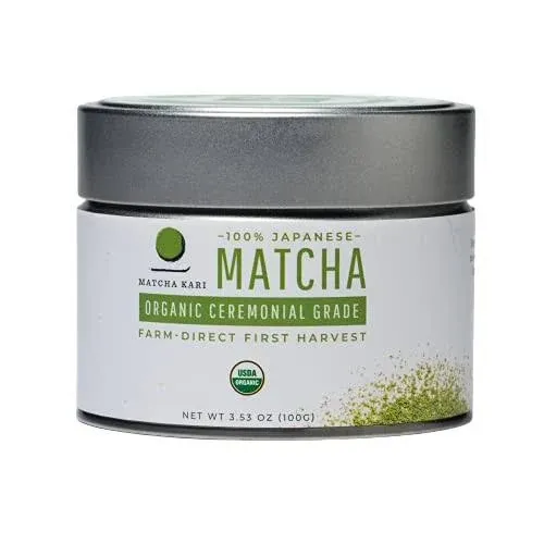 Dr Weil Matcha Kari Organic Matcha Green Tea Powder 100 Grams Japanese Ceremonial Organic Grade Matcha