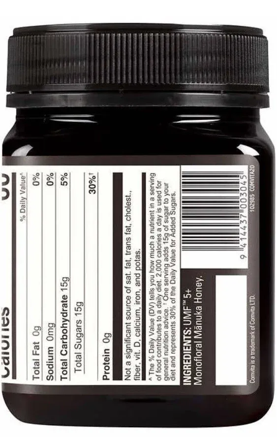 Comvita Certified UMF 5+ (MGO 83+) Raw Manuka Honey (35.2 oz)