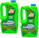 Joyin 2 Refill Bubble Solutions; Up to 5 Gallon Big Bubble Solution 64 Ounce for