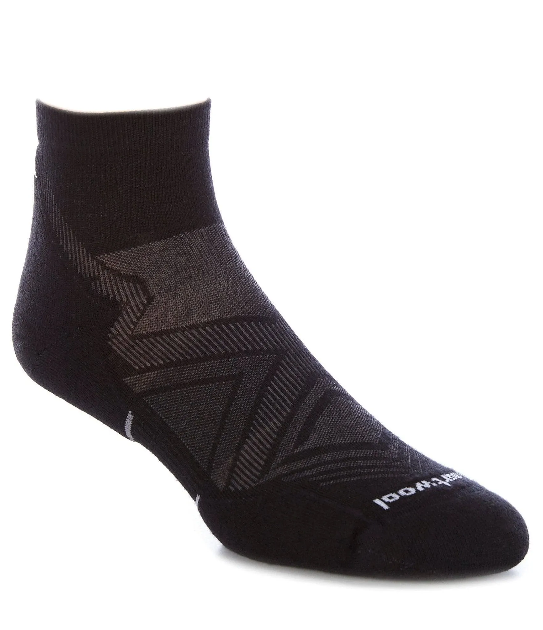 Smartwool Run Targeted Cushion Ankle Socks - Black