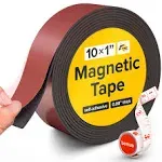 Flexible Magnetic Tape - Adhesive Strip with Strong Self Adhesive - Ideal Magnet