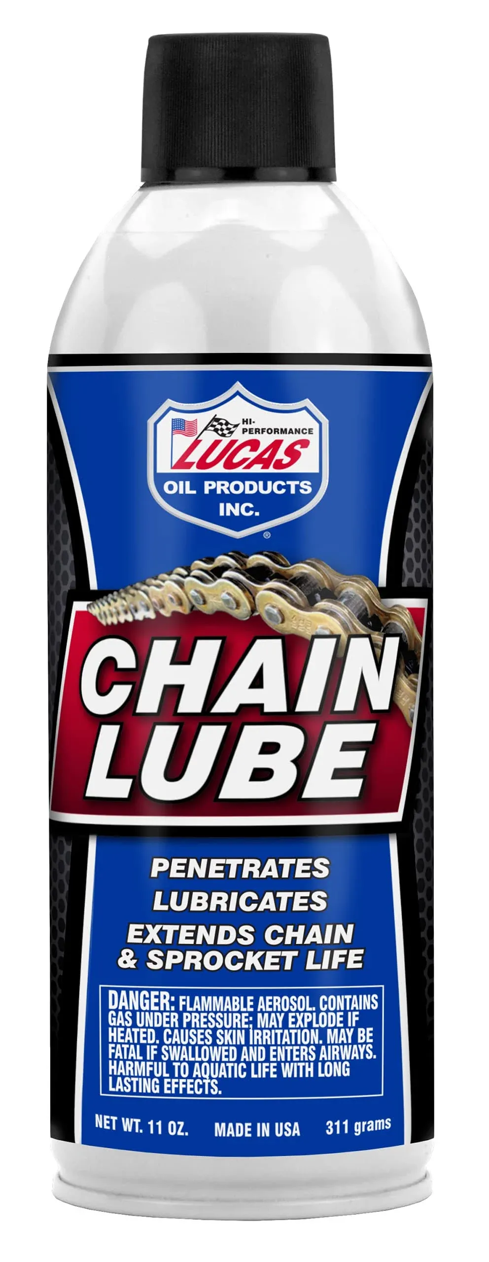 Lucas Oil 10393 Chain Lube Aerosol 11 oz.