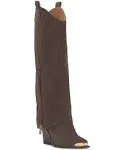 Shop Jessica Simpson Astoli Over-the-knee Cowboy Boots In Sable Leather