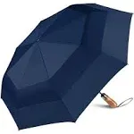 Lejorain 54inch Large Umbrella Auto Open Close with Folding Golf Size and 