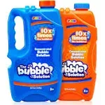 2 Bottles Bubbles Refill Solutions 64Oz (Up to 5 Gallon) Big Bubble Solution 64 