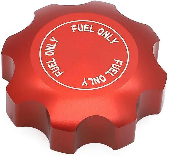 AUTOVIC RZR Fuel Gas Cap, CNC Aluminum Fuel Tank Cap For Polaris Ranger RZR 570 800 900 1000-Replace 5439075 5433687 2520957(Red)