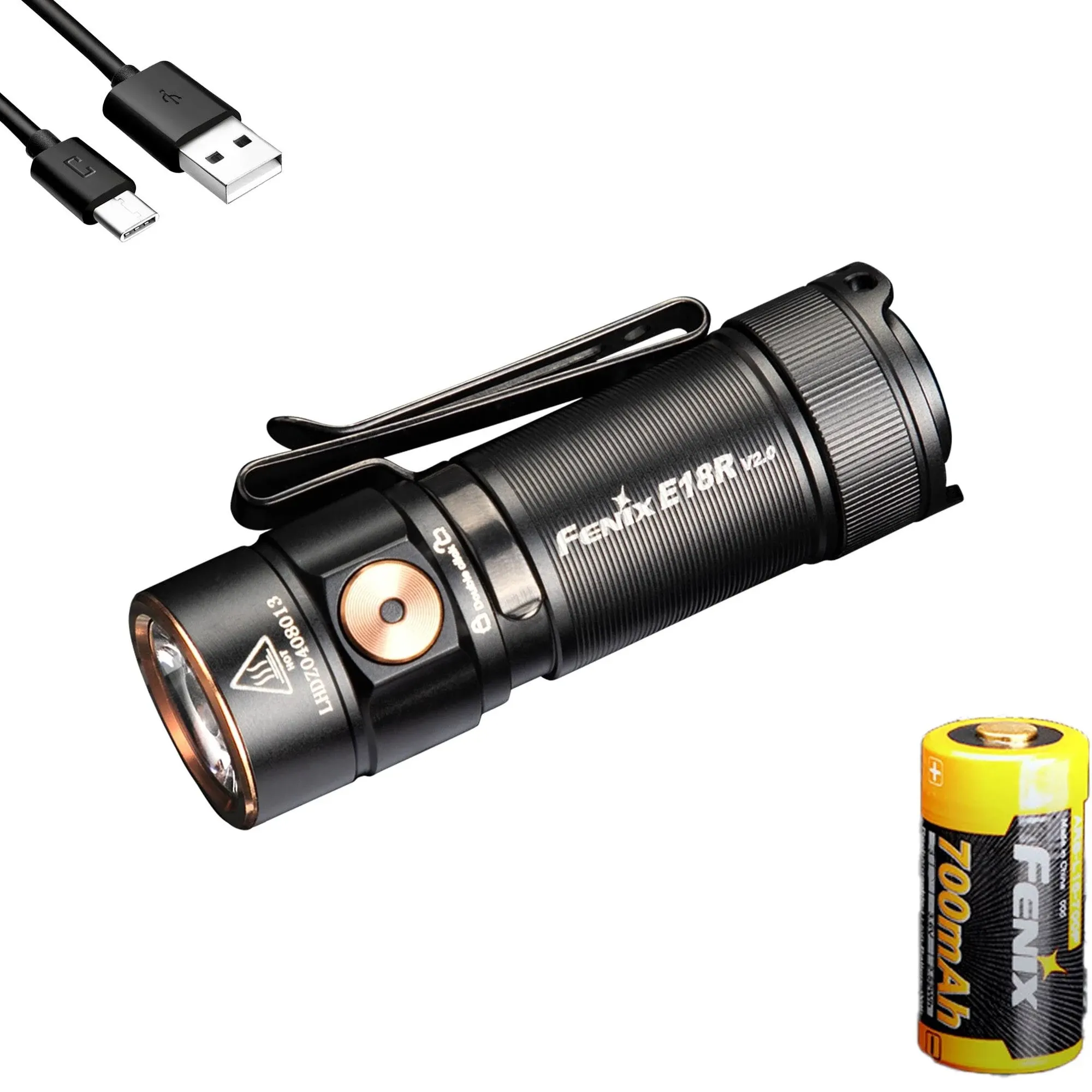 Fenix E18R V2.0 Rechargeable EDC Flashlight