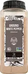 Soeos Fine Ground White Pepper 18oz (510), Non-GMO, Kosher Verified, Freshly Packed to Keep Peppers Fresh, Fine Grain, White Pepper Powder, White Peppercorns Powder, Ground White Peppercorns.