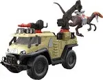 Mattel Jurassic World Dominion Capture and Crush Truck with Velociraptor..<wbr/>.