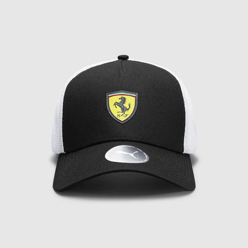 Scuderia Ferrari F1 Trucker Hat-Black/Red