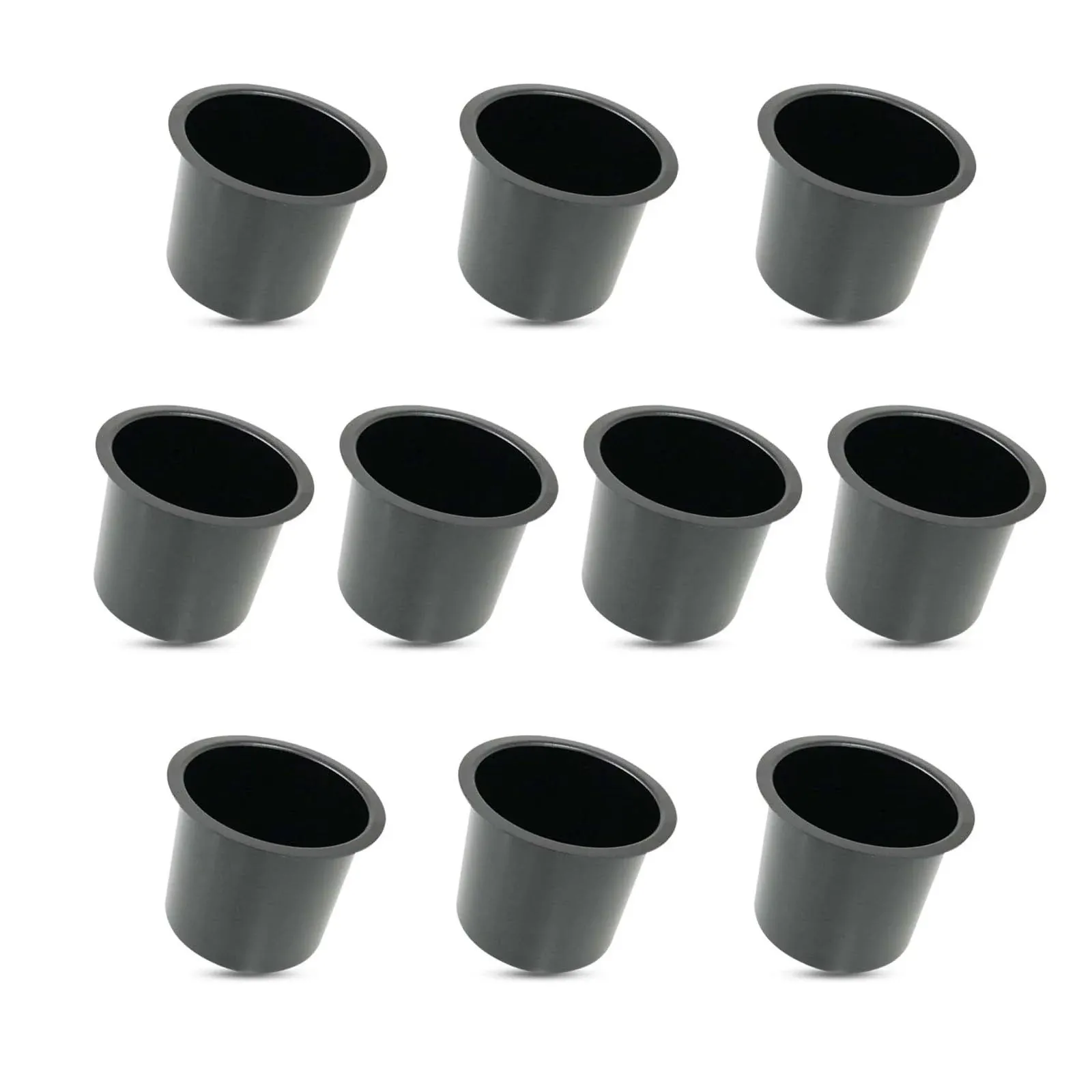 Yuanhe Lot of 10 Aluminum Jumbo Drink Cup Holders, Poker Table Drink Holder, Boa