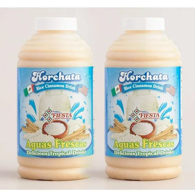 Fiesta Drink Concentrate 16oz Bottle (Horchata, 2 Pack)