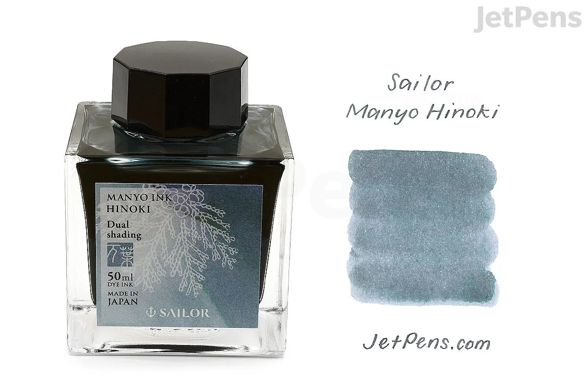 Sailor Manyo Dual Shading Fountain Pen Ink