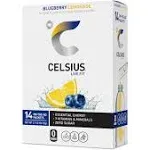 Celsius Blueberry Lemonade On-The-Go, Powder Sticks - 14 ct