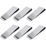 Cozihom Stainless Steel Money Clips, &amp; Cards 2.44*0.86*0.28<wbr/>&#034;, Sliver 