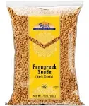 Rani Fenugreek (Methi) Seeds Whole 7oz (200g) Trigonella Foenum Graecum ~ All Natural | Vegan | Gluten Friendly | Non-GMO | Indian Origin, used in