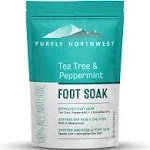 3 Pounds-Tea Tree, Peppermint, Foot Soak | MSM with Epsom Salt Soothes Burning & Itching from Athletes Foot & Foot Odors-Softens Dry Calloused Heels