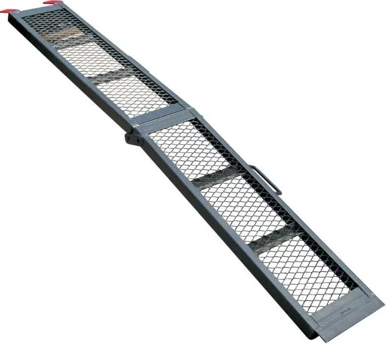 Center Folding Steel Ramp - Single